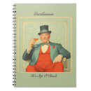 Zoek naar ouderwetse notitieboeken Voor hem