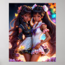 Zoek naar anime meisje posters Kleurrijk