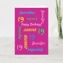 Zoek naar 19 jaar kaarten Voor haar