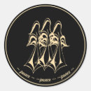 Zoek naar vrede stickers Zwart
