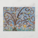 Zoek naar vlinder in de hemel briefkaarten Bloem