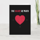 Zoek naar liefde wiskunde kaarten Hart