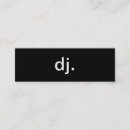 Zoek naar dj mini visitekaartjes Professioneel