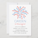 Zoek naar 4 juli verjaardag uitnodigingen Vuurwerk