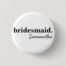 Zoek naar bruidsmeisje buttons Minimalistisch