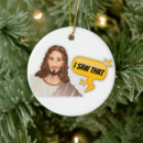 Zoek naar zagen ornamenten Jesus