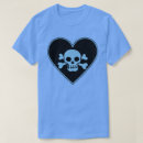 Zoek naar blauwe schedel tshirts Gotisch