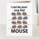 Zoek naar grappige muizen kaarten Typografie