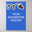 Zoek naar badminton speler posters Shuttle