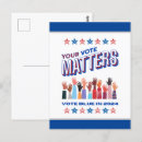 Zoek naar stemmen briefkaarten Stem blauw