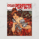 Zoek naar alphonse mucha briefkaarten Fiets