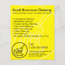 Zoek naar programma flyers Schoonmaakdienst