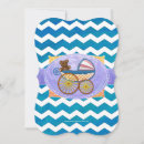 Zoek naar zigzag patroon uitnodigingen Kleurrijk