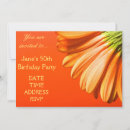 Zoek naar oranje gerbera uitnodigingen Sinaasappel