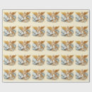 Zoek naar witte vogels cadeaupapier Winter
