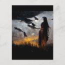 Zoek naar raven briefkaarten Vrouw