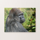 Zoek naar bedreigde dieren puzzels Gorilla