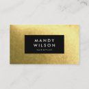 Zoek naar golden visitekaartjes Haar