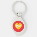 Zoek naar liefde de sleutelhangers Hart