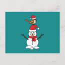 Zoek naar cartoon sneeuwman briefkaarten Schattig