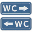 Zoek naar toiletten stickers Elk persoon