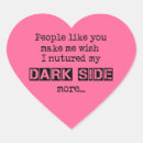 Zoek naar grappige belediging stickers Houding