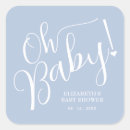 Zoek naar baby shower vierkante stickers Blauw