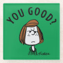 Zoek naar goede vrienden onderzetters Pinda