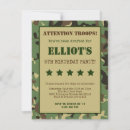 Zoek naar de militaire van het leger verjaardag uitnodigingen Voor kinderen