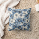 Zoek naar bloemen blauw kussens Denim