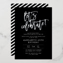 Zoek naar zwarte en zilver uitnodigingen Elegant