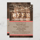 Zoek naar diaper party uitnodigingen Bier