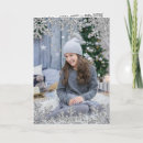 Zoek naar snowflakes kaarten Foto