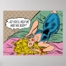 Zoek naar lichamen posters Cartoon