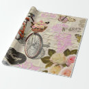 Zoek naar fiets patroon cadeaupapier Retro