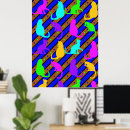 Zoek naar kleurrijke katten posters Elk persoon