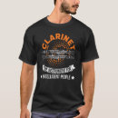Zoek naar instrumenten tshirts Klarinet
