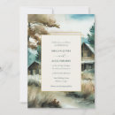Zoek naar pine tree wedding uitnodigingen Rustisch