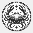 Zoek naar kanker teken stickers Krab