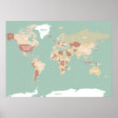 Zoek naar wereld kaart posters Landen