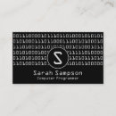 Zoek naar computer programmer visitekaartjes Netwerken