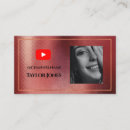 Zoek naar youtube kanaal visitekaartjes Qr code