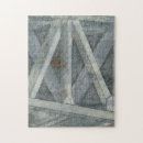 Zoek naar driehoeken puzzels Abstract