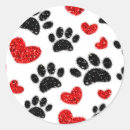 Zoek naar hond poot stickers Afdrukken van plakken