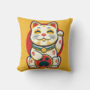 Zoek naar welvaart kussens Maneki neko