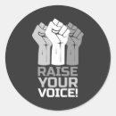 Zoek naar revolutie vuist stickers Opstand