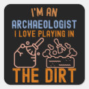 Zoek naar archeologie stickers Archeoloog