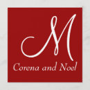 Zoek naar rood wit zwart huwelijk uitnodigingen Elegant