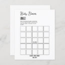 Zoek naar bingo baby shower spellen Aanstaande moeder