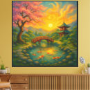 Zoek naar japanse tuin posters canvas prints Kersenbloesem